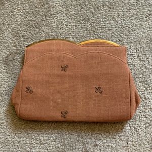 Vintage Fleur-de-lis Clutch Purse